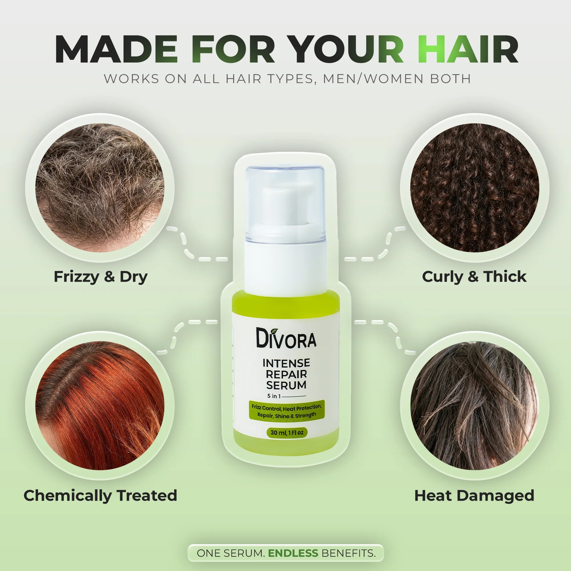 Intense | Hair Repair Serum  (5 IN 1)