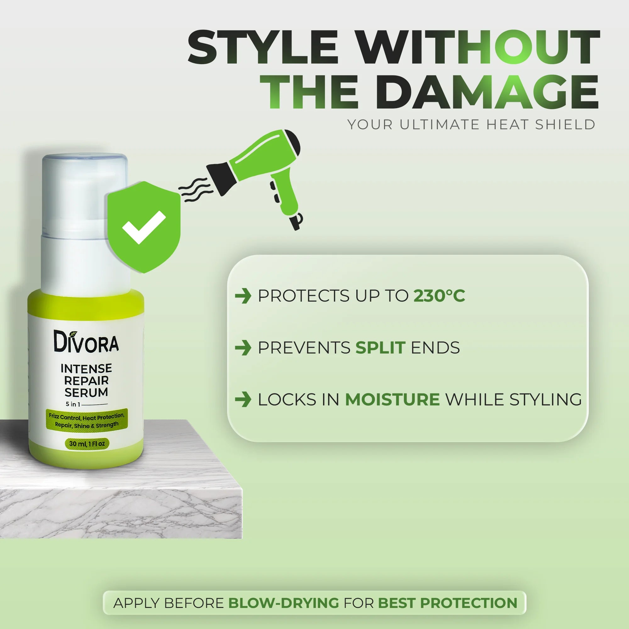 Intense | Hair Repair Serum  (5 IN 1)